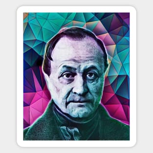 Auguste Comte Portrait | Auguste Comte Artwork 4 Sticker